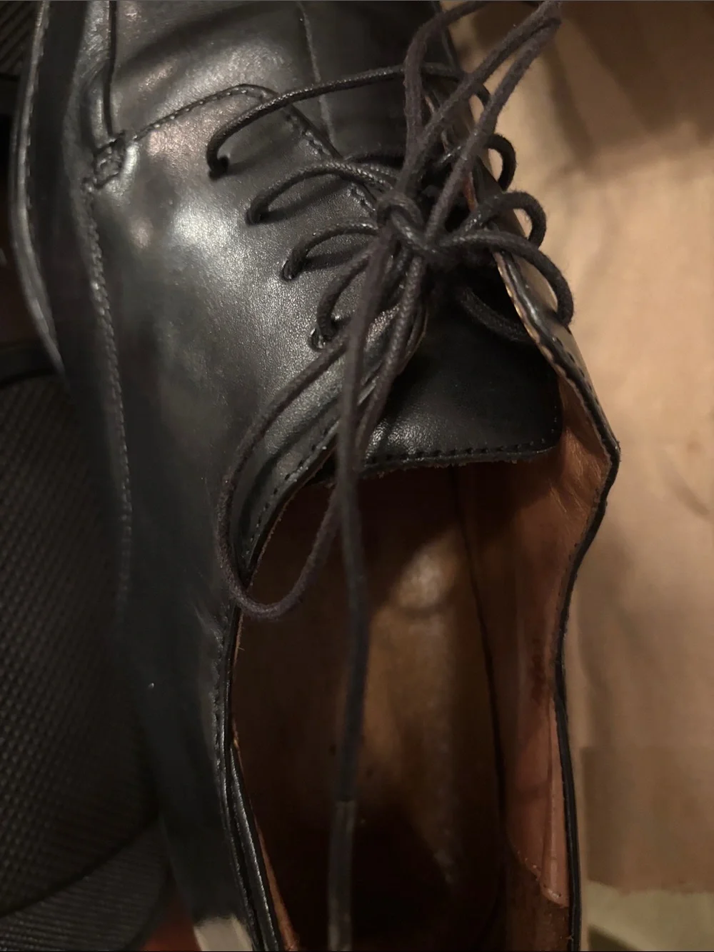 Rockport Classic  Men’s Black Leather Lace-Up Dress Shoes